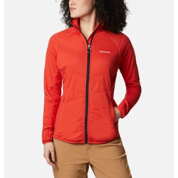 Columbia Parkdale Point Insulated Full Zip, Chamarras Naranjas Para Mujer | 061492-HQN